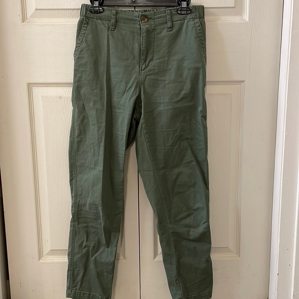 Old Navy size S green ankle length pants